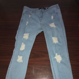 Light washed hollister jeans